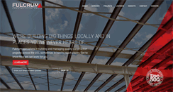 Desktop Screenshot of fulcrum-construction.com