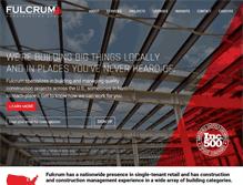 Tablet Screenshot of fulcrum-construction.com